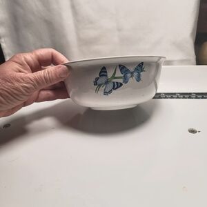 VTG.  FTD Bowl with Butterflies. (13)